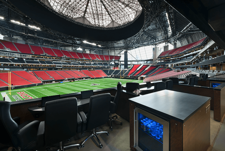 Oldcastle provides unique building solutions for the Mercedes-Benz stadium.