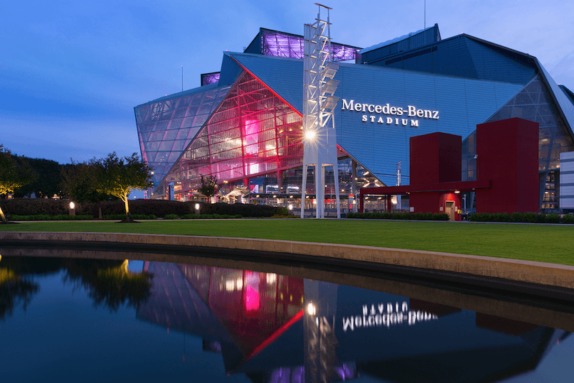 Mercedes Benz Stadium and Oldcastle Building Solutions