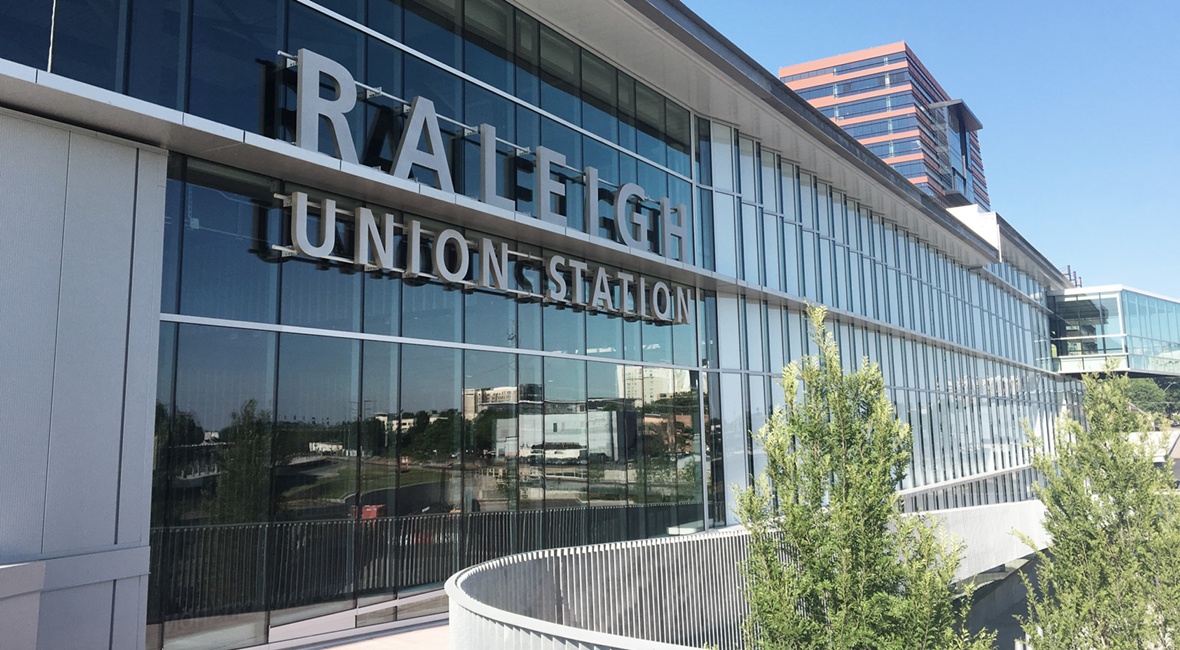 Exterior of Raleigh Union Station